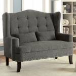 SETUBAL LOVE SEAT GRAY CM-BN6225GY